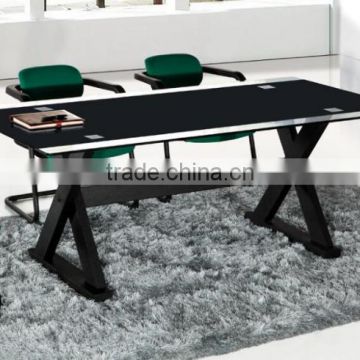 glass reception desk,standard office desk dimensions,meeting room table DB015