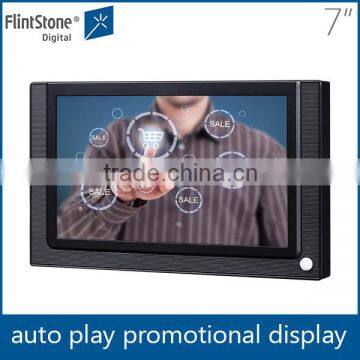 FlintStone 7inch promotional touch auto loop play advertising media player