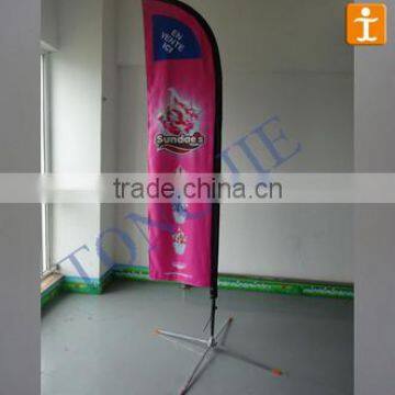 Hot sale beach flag banner,telescopic banner,flying advertising flag