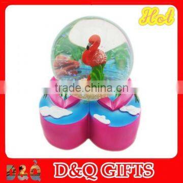 Souvenir Custom Resin Snow Globe With Slipper Base