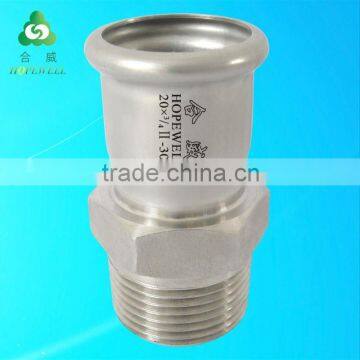 stainless steel male thread adapter