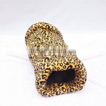 Leopard printing Cat tunnel of fun hideaway/warm cat sleep bags