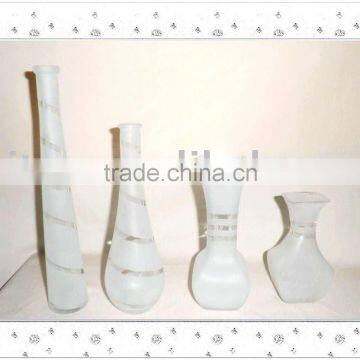 Glass vase,colorful glass vase,clear glass vase