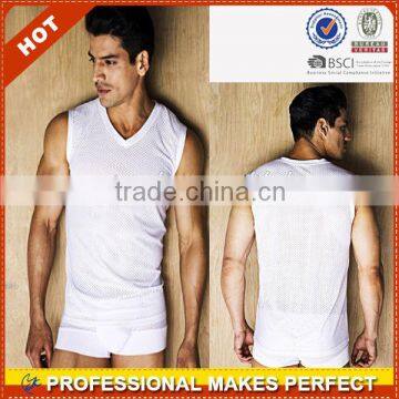 One Size Fit All Mesh Tank Top Body Building (YCT-C0309)