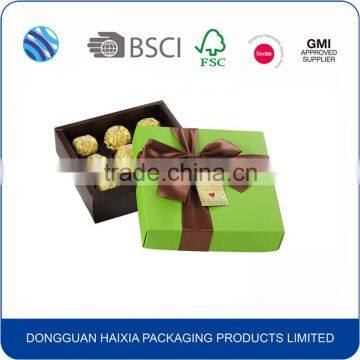 2016 New Design Fancy Empty Heart Shape Chocolate Paper Packaging Box photo-4