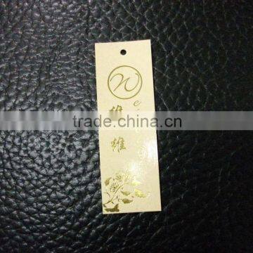 hot stamping paper tag / label for cloth price