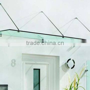 Steel Frame Canopy,garage Canopy,glass Stainless Steel Canopy photo-3