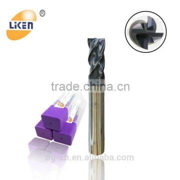 End Milling Cutter, SUS End Router Milling Cutter, Stainless Steels 4 Flutes Flat End Milling Cutter