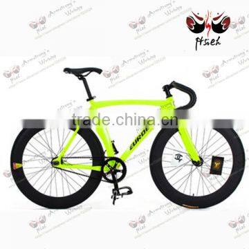 new arrival !sheep horn shiny yellow 700c single speed cheap fixed gear bike for sale