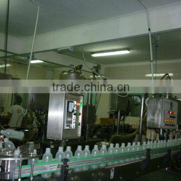 PP bottle yogurt filling and aluminum foil sealing machine