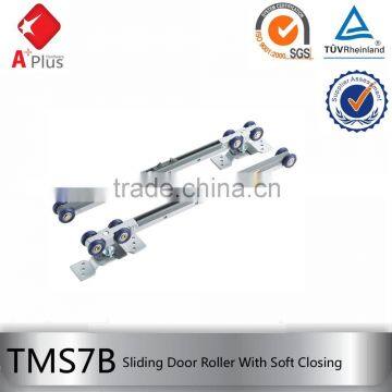 sliding door roller with soft closing