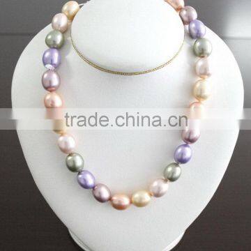 tail pearl beading necklace additive color for woman