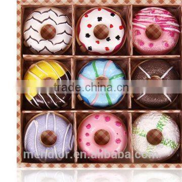 Mendior wholesale Doughnut gift lip balm set fruit lip balm organic 9pcs/set/box support OEM