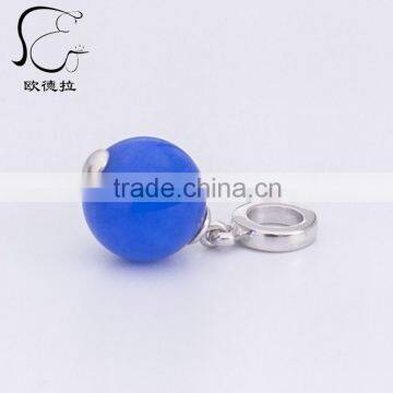 Fashion Zircon Stones Charm -Colored Blue Glow Stones photo-2