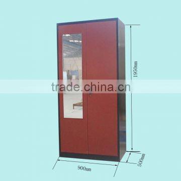 H1950 W900 D500 steel bedroom wardrobe design                        
                                                                                Supplier's Choice