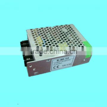 5V/12V24V/40W switch mode power supply,CE,ROHS approved