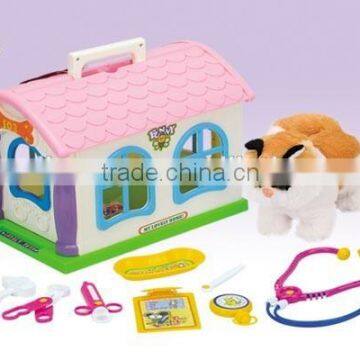 Play House Puppy Series For Children Vet Kit Doctor Toys Set Medical Set