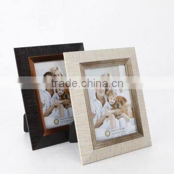 exquisite plastic photo frame for table stand/wall hanging