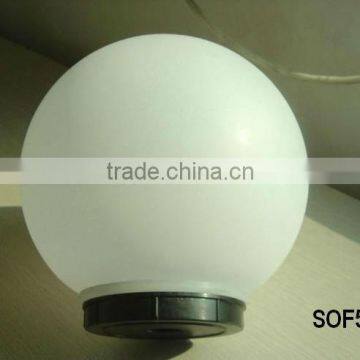 1 led mulcolor plastic ball solar waterfront light(SOF5007)