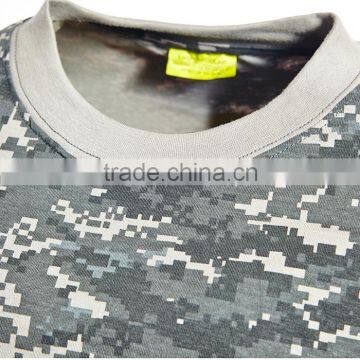 OEM custom out-door sports clothes camo plain t shirts