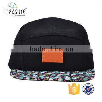 2016 Fashion Design Hat 5 Panel Blank Camper Cap