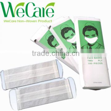 Disposable paper mask for food industry 1ply or 2ply