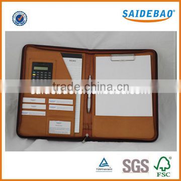 OEM High quality PU leather portfolio folder,a4 portfolio forlder,zipper portfolio folder                        
                                                Quality Choice