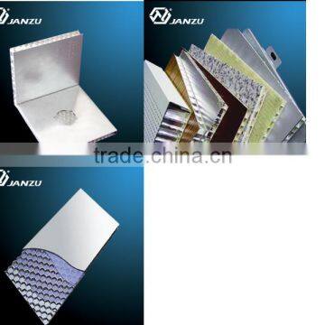 Decorative honeycomb aluminum laminated panels for ceiling and roofing