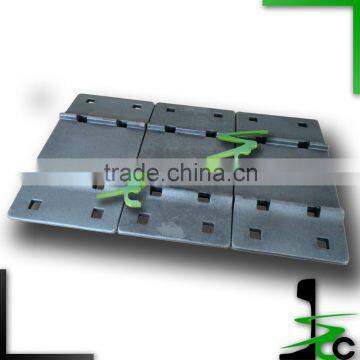 Railway Base Plates/double Shoulder Tie Plate