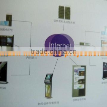 kiosk touch screen advertising display/China supplier