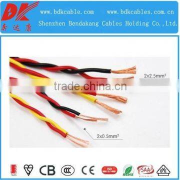 PVC Insulated Flexible RVS Cable flexible copper cable flexible cable 6mm2 flexible electrical cable Twisted Pair RVS 2mm2 Cable