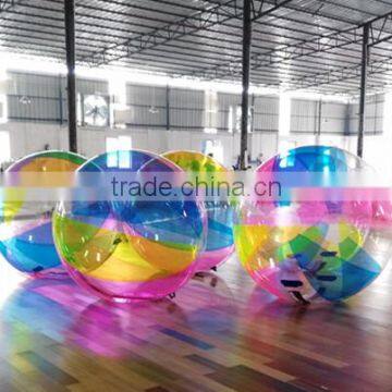 Popular and exciting clear inflatable water ball for water pool games
