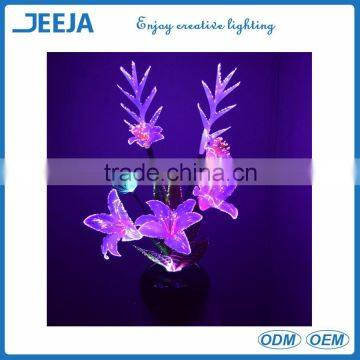 Holiday/Party LED Fiber Optic Lily Orchids Flower Decoration Light