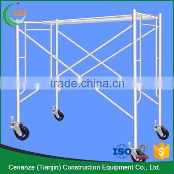 H-frame scaffolding system used in construction/ construction