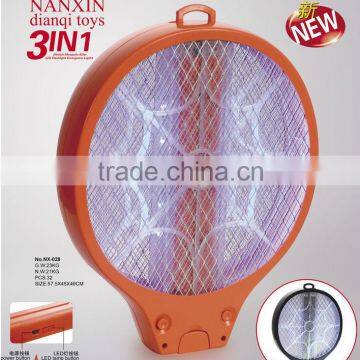 Folding electric mosquito swatter