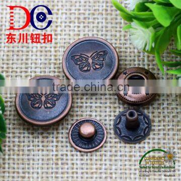 Wholesale Button with Coat Fastener Fabric Covered Snap Button for Clothing