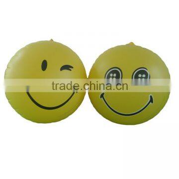 novelty dizzy emoji face inflatable ball