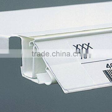 Plastic Shelf Edge Clip Data Strip Label Holders for Supermarket Solutions