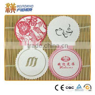 Absorbent paper beer coaster