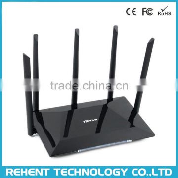 802.11AC 2.4G 5.8G 1300M Wireless WiFi Dual Band Router with 5 Antennas