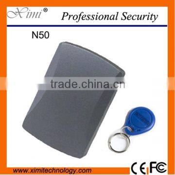 Smart card reader N50 125KHZ ID card reader waterproof IP65 card reader optional 13.56KHZ IC card type