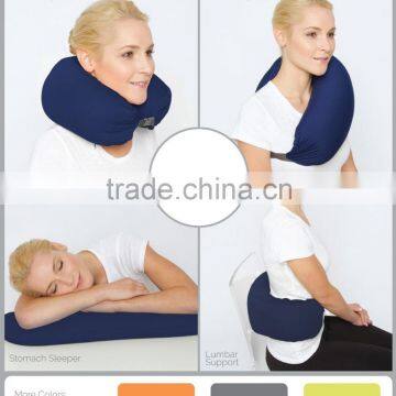 4-in-1 Convertible Travel Pillow for Side, Stomach and Back Sleepers. Lumbar Support                        
                                                Quality Choice