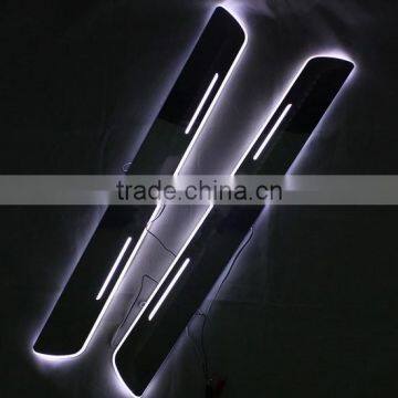 For TOYOTA RAV4 LED moving door scuff light Car led door sill plate light for Toyota