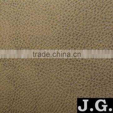 Embossed genuine faux microfiber synthetic leather nonwoven 1.2mm ~ 2.0mm for sofa, car seat, furniture and decorative