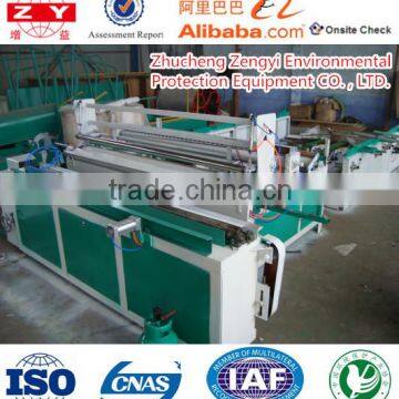 Full automatic toilet paper rewinding machine