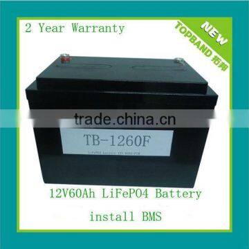 lithium ion car battery sale 12v 60ah