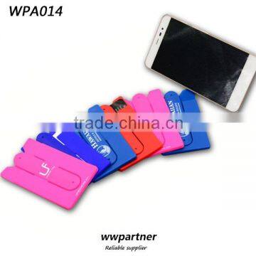 Hot Sale Silicone Mobile Phone Stand Wholesale with cell Phone Card Holder