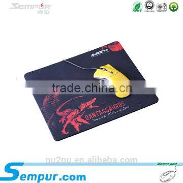 rubber mouse pad with cloth surface rubber base