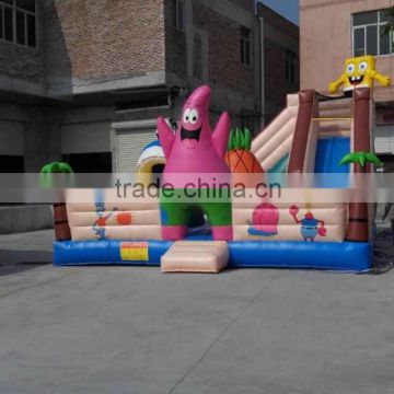 2016 hot commercial inflatable spongebob amusement parks