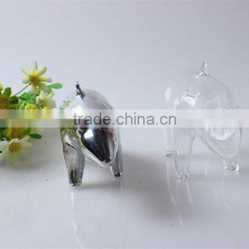 Hot Selling Cheap Animal Shape Tableware Christmas Coated Pyrex Glass Indoor Decoration photo-3